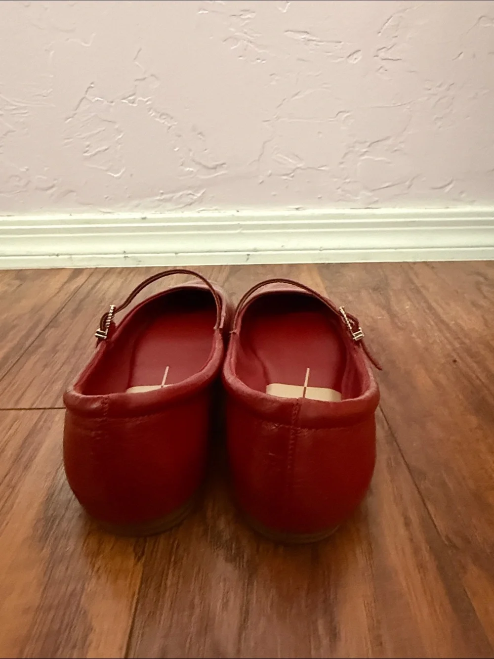 Dolce Vita Reyes Ballet Flats Red Crinkle Patent - Picture 4 of 4